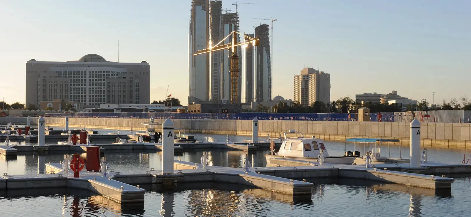 Marina in Abu Dhabi — reference example of a world-class waterfront marina